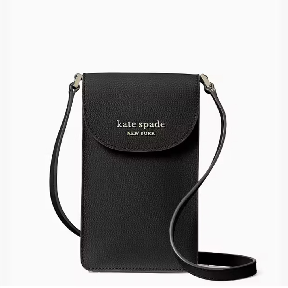 Kate Spade Black Phone Crossbody flop phone bag 
New LAST ONE LEFT